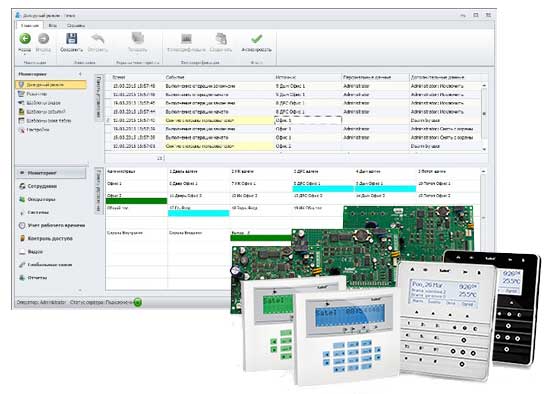 Модуль Timex SA для интеграции охранной сигнализации Satel Integra в ИСБ  Timex